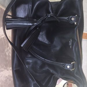 Coach tote with tassels!